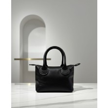 Han Çanta Siyah Mini El ve Omuz Çantası