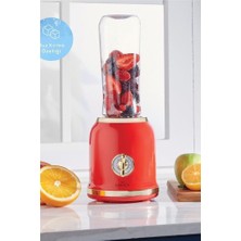 Retro Personal Blender Kırmızı