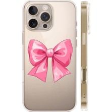 3gen Case Iphone 16 Pro Max Uyumlu Desenli Şeffaf Silikon Kılıf Kurdele1