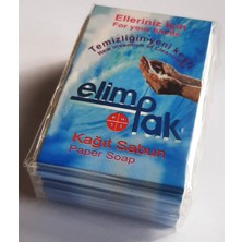 ELİMPAK-150 Yaprak-Çanta, Cep Tipi- Klasik Kağıt Sabun-10 Lu Ambalaj- Her Biri Tek Kullanımlık (10 *