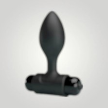 xShopum 10 Fonksiyonlu Titreşimli Anal Plug - Siyah