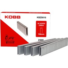 Kobb KBZ9016 16MM 2500 Adet 90 Serisi Ağır Hizmet Tipi Zımba Teli, Gri