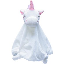 Yavru Köpek Oyuncağı, Unicorn, Peluş, Beyaz, 33X25X14CM