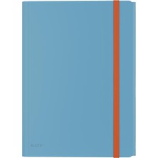 Leitz Cosy Cepli Mobil Lastik Kilitli Ince Dosya, A4, Mavi