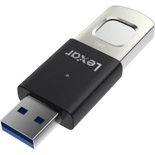 Lexar Jumpdrive Fingerprint F35 Pro 64 GB USB 3.0 Flash Sürücü, 300 Mb/s'ye Kadar OKUMA/150 Mb/s Yaz