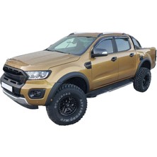 Aftermarket Ford Ranger 2012-2019 (Sensörsüz) Slim Çamurluk Dodik Seti Mat Siyah