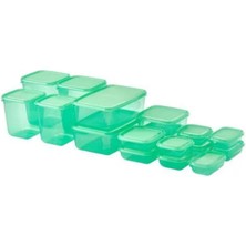 Feyza Design 17 Parça Dayanıklı ve Kullanışlı Saklama Kabı Seti, Premium Kalite