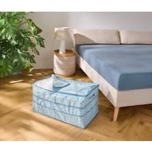 Tchibo Jumbo Saklama Çantası 1 Adet Mavi Renkli 70 x 30–38 x 40 cm Toza ve Kire Karşı Koruma