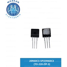 20N60C3-SPI20N60C3 (TO-220-ZİP-3) (1 Adet) Orijinal Oto Beyin Tamir Entegreleri Merkan Elektronik