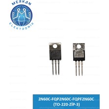 2N60C-FQP2N60C-FQPF2N60C (TO-220-ZİP-3) (1 Adet) Orijinal Oto Beyin Tamir Entegreleri Merkan Elektronik