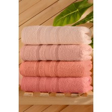 DNZGÜLCAN Lera 4'lü 70X140 Havlu Seti - Banyo Havlu Seti | %100 Pamuk - Hızlı Kuruyan - Yumuşak