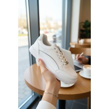 Enoch Kadın Düz Tabanlı Hafif Sneaker Rahat Günlük Spor Ayakkabısı