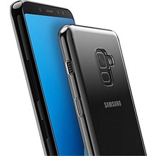 ZM Store Galaxy A8 2018 Uyumlu Kılıf Süper Silikon Yumuşak Şeffaf Kapak