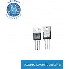P60NS04Z-S2V70 (TO-220-ZİP-3) (1 Adet) Orijinal Oto Beyin Tamir Entegreleri Merkan Elektronik