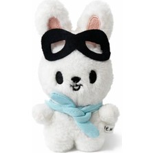 Lilienne Skzoo Wolf Chan Peluş Helikopter Pilot Oyuncak Anahtarlık 13 Cm