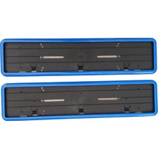 Otohousse Çerçeveli Plakalık Plaka Altlığı Mavi 2'li