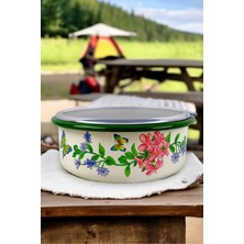 Feyza Design 18 No Emaye Saklama Kabı, Sağlıklı ve Dayanıklı Mutfak Gereci