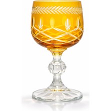 Sudedi Home Renkli Cam Ayaklı Kahve Yanı Sunum Bardağı Kesme Desenli Özel Tasarım Çok Renkli Seçenek