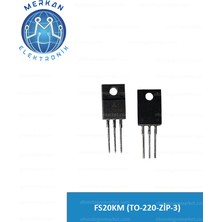 FS20KM (TO-220-ZİP-3) (1 Adet) Orijinal Oto Beyin Tamir Entegreleri Merkan Elektronik