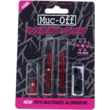 Gümrük Bey Muc Off Tubeless Valve Kit V2 | 7075 Alüminyum, 44/60/80MM Mtb & Yol Bisikleti Valfleri