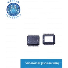 VND5E025AY (Ssop-36-Smd) (1 Adet) Orijinal Oto Beyin Tamir Entegreleri Merkan Elektronik