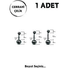 Blisse Piercing Kadın Taşsız Cerrahi Çelik Göbek Piercing