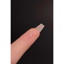 Blisse Piercing Kadın Şeffaf Antialerjik Bioplast Toplu Düz Piercing 1 Adet