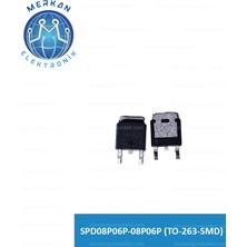 SPD08P06P-08P06P (TO-263-SMD) (1 Adet) Orijinal Oto Beyin Tamir Entegreleri Merkan Elektronik
