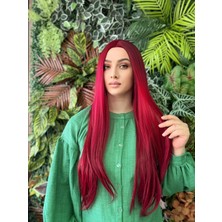 Aura Peruk Doğal Görünüme  Sahip Perçemsiz Kızıl Yoğunluğu Efsane Vip Modelimiz