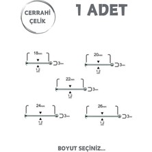 Blisse Piercing Unisex Cerrahi Çelik Yanak Piercing