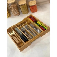 Feyza Design Çekmece Düzenleyici, 33/39 Cm, Kahverengi, Eşyalarınızı Sade ve Düzenli Tutun