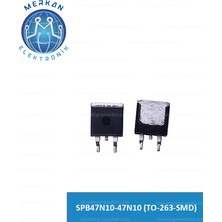 SPB47N10-47N10 (TO-263-SMD) (1 Adet) Orijinal Oto Beyin Tamir Entegreleri Merkan Elektronik