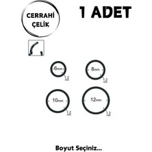 Blisse Piercing Unisex Cerrahi Çelik Kilitli Halka Burun Tragus Helix Daith Piercing