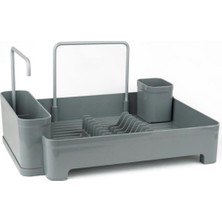 Feyza Design Primanona Kiev Gri Bulaşıklık 44X35X20 Cm, Şık ve Kullanışlı Tasarım