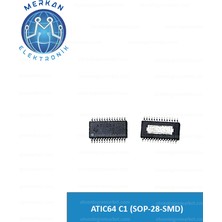 ATIC64 C1 (Sop-28-Smd) (1 Adet) Orijinal Oto Beyin Tamir Entegreleri Merkan Elektronik