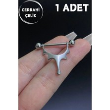 Blisse Piercing Kadın Gümüş Tasarım Model Meme Ucu Nipple Piercing