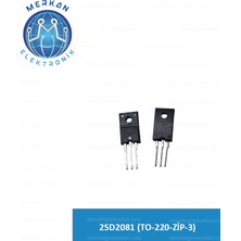 2SD2081 (TO-220-ZİP-3) (1 Adet) Orijinal Oto Beyin Tamir Entegreleri Merkan Elektronik