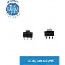 5316DG (SOT-223-SMD) (1 Adet) Orijinal Oto Beyin Tamir Entegreleri Merkan Elektronik