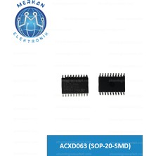 ACXD063 (SOP-20-SMD) (1 Adet) Orijinal Oto Beyin Tamir Entegreleri Merkan Elektronik