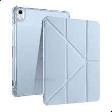 Z-Mobile iPad 10. Nesil 11. Nesil A16 2022 - 2025 10.9" Uyumlu Kılıf Tri Folding Smart Kalemlikli Kapaklı Uyku Modlu Kılıf