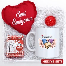 E-Hediyeci Forever Love Hediye Kutusu - Sevgiliye Hediye Seti, Sevgiliye Kutu Hediyesi (Doğum Günü Hediyesi, Romantik Hediye Seti, Seni Seviyorum Hediyesi - S Serisi