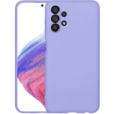 Egstech Samsung Galaxy A53 Kılıf Lansman Premium Kadife Kaplama Lens Korumalı Soft Silinebilir Arka Kılıf