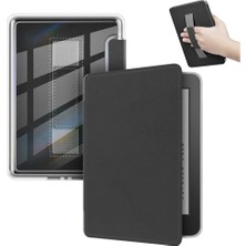 Amazon Kindle Paperwhite 12. Nesil 7″ E Kitap Okuyucu Kılıfı Şeffaf Tutacaklı