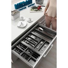 Feyza Design Çekmece Içi Düzenleyici, Kaşıklık, 74×48 Cm, Yanlar ve Boydan 4 cm Kesilebilir