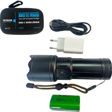 OEM Wison WS-415 Avcı El Feneri Şarjlı 50W 3200 Lümen