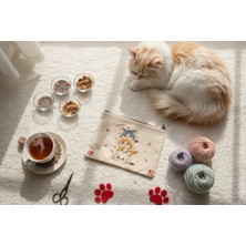 Gmn Collection El Yapımı Figürlü Portföy Clutch Çanta