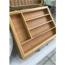 Feyza Design Bambu Çekmece Içi Kaşıklık, Şık ve Pratik Düzenleyici
