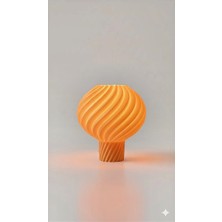 Rivon Desing Gonza Spiral Tek Renk Abajur