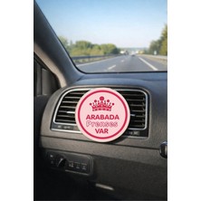 Promosyonik Arabada Prenses Var Tasarımlı Fan Petek Oto Kokusu