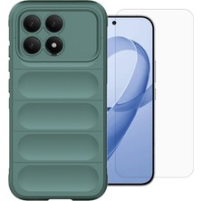 Teleplus Xiaomi Poco F8 Pro Kılıf Etnik Kamera Korumalı Silikon ve Nano Ekran Koruyucu